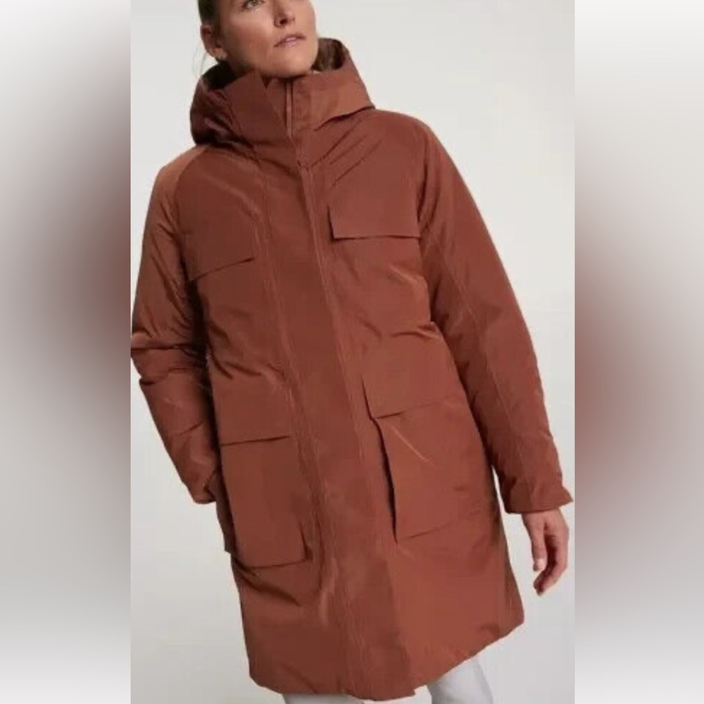 NWT Women’s Calia Hooded Parka Size Small Rocky Mountain Brown